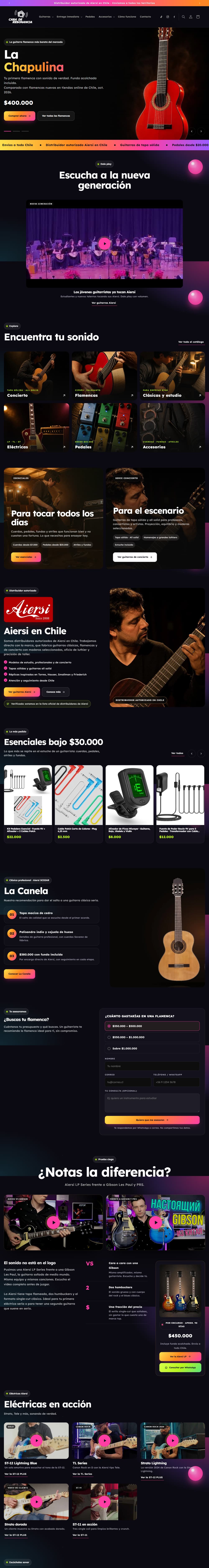Tienda Casa de Resonancia